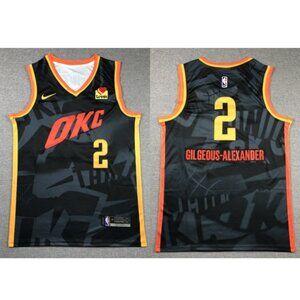Mens 2 Shai Gilgeous Alexander Black Jersey